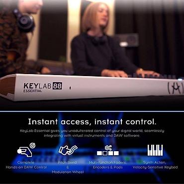 продажа биноклей: Arturia KeyLab Essential 88 ( 88 klaviş Midi kontroller Midi — 2