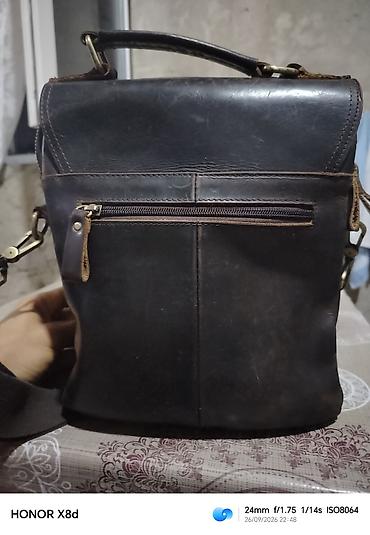 Çantalar: HUNERPAUL brendi kişi/unikal stil üçün çiyin çantası. - Material — 4