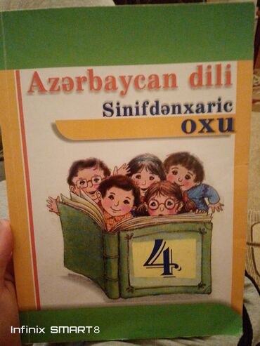 heykel satışı: 4 cü sinif Az dili Sinifdən xaric oxu kitabı satılır