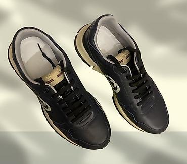 gucci ayaqqabı: GUCCI kişi krossovkası - Rəng: Tünd göy üst, - Loqo“GUCCI” - — 5