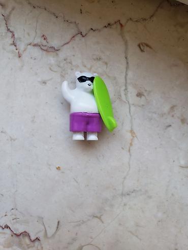 kinderler: Surf temalı mini fiqur – ayı obrazı - Material: bərk plastik - — 1