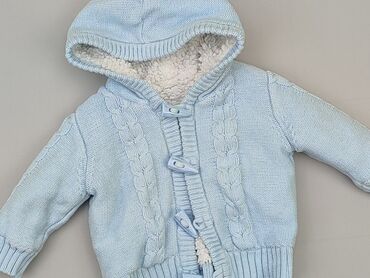 kurtka puchowa chłopięca: Sweatshirt, F&F, 3-6 months, condition - Good