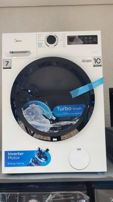 Стиральные машины: Стиральная машина Midea, Новый, Автомат, 10 кг и более, Полноразмерная — 3