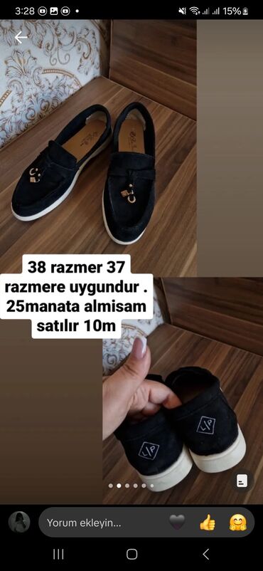 krasovka baku: Zara, Ölçü: 38, rəng - Qara, Yeni