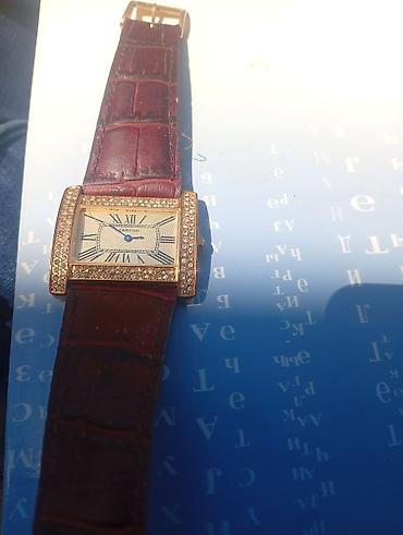barter saat: İşlənmiş, Qol saatı, Cartier, rəng - Qızılı — 1