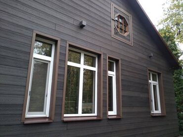 Другие фасадные материалы: Фасадные панели из ДПК. Фасадные панели из ДПК шведского бренда CM — 13