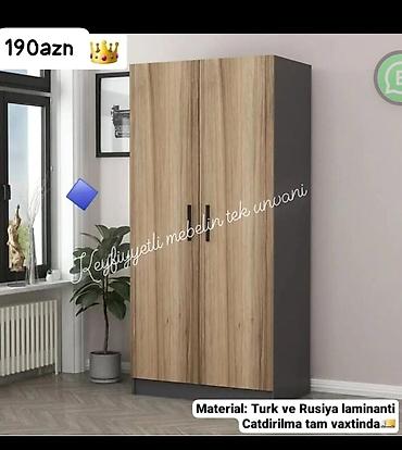 Dolab-asılqanlar: *2Qapılı Dolab 160Aznden baslayr qiymətlər 💥* ✔️ Tam Laminat 🚨Yalnız — 8