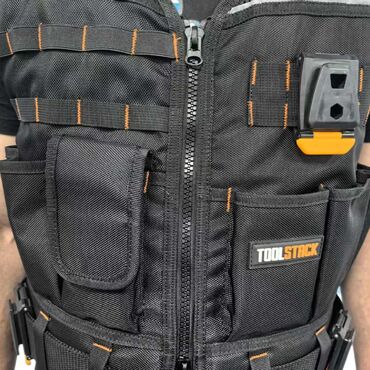 Спецодежда: Тактический рабочий жилет ToolStack для подсумков TOUGHBUILT -