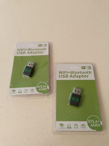 modulator fm bluetooth: Wi-Fi 6 + Bluetooth USB Adapter (AX900 + BT5.4) - İki funksiyalı — 1