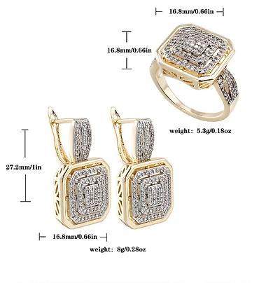 Наборы украшений: Ювелирные наборы с жемчугом и фианитами Вариант 1 (круглый дизайн с — 6