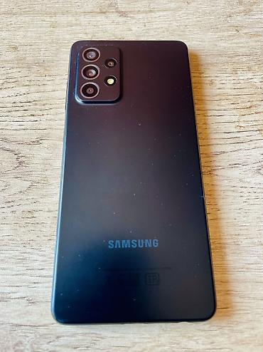 samsung tab s9 fe: Samsung Galaxy A52, 128 GB, rəng - Qara, Barmaq izi, İki sim kartlı, Face ID — 3