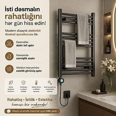 Hamam suşilkaları: ▪️Paslanmaz materialdan dəsmalqurudanlar (Nerj 304) -da lalafo.az — 14 Hamam suşilkaları: ▪️Paslanmaz materialdan dəsmalqurudanlar (Nerj 304) — 14