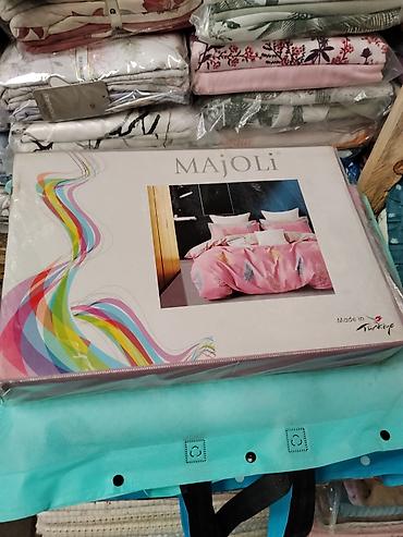 bed sheets: Постельное белье MAJOLI / Honland, розовый комплект с цветочным — 3