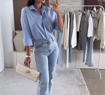 Košulje: 🔥Ženska košulja sa 3/4 rukavima - Model: klasična košulja ravnog — 2