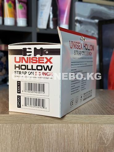 Товары для взрослых: Полый универсальный страпон с вибрацией «Unisex Hollow Strap On» : для — 6