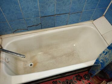 мойка для ванной: Ванна Прямоугольная, Чугун, Б/у