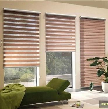 Rulon ştorlar: Məhsul: Zebra və jalüz pərdələr (fərqli naxış və rənglər) Təsvir: - — 9