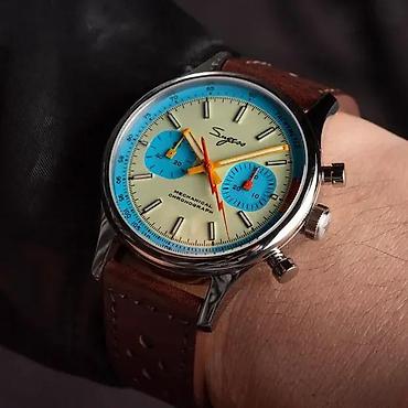 Ručni satovi: Sugess Chrono Heritage S387 - Pilot - 40mm (SeaGull ST1901) — 1