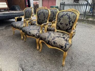 Stilske fotelje: Stilske fotelje Louis XV u pozlati Stilske fotelje u stilu Louis XV U — 7