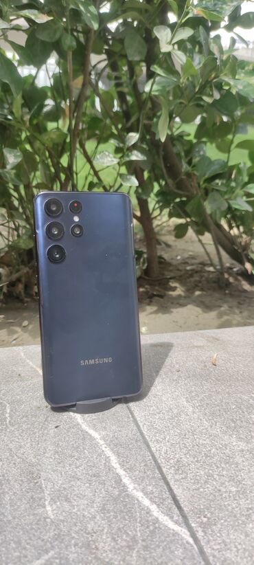 samsung not 20 qiymeti: Samsung Galaxy S22 Ultra, 256 GB, rəng - Göy, Düyməli, Face ID