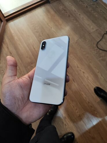 iphone x продам: IPhone X, 256 ГБ, White Titanium, Face ID