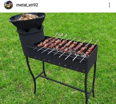 Manqallar, qrillər, barbekyu: Metal en mmc olaraq istədiyiniz forma və ölçüde demir işlerinin — 9