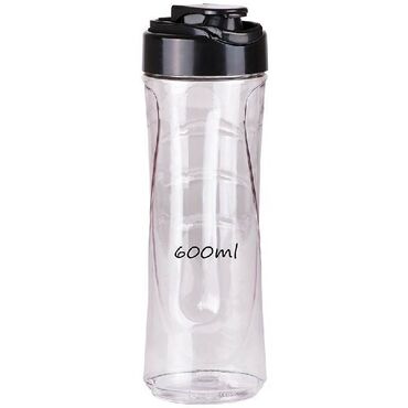 пластик стакан: Стакан колба ( пластик) для блендера, бутылка для воды, 600 мл