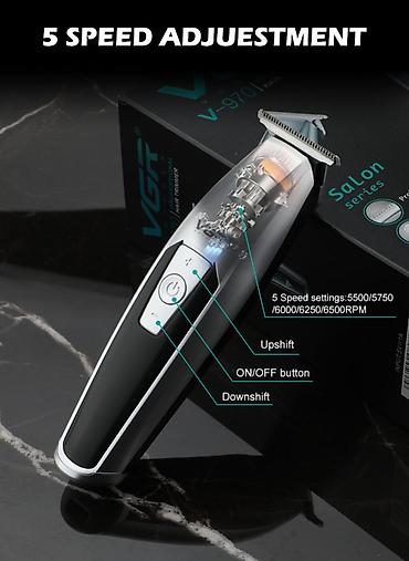sns makinesi: Professional Trimmer VGR 970 - 4 Sürətli - 6550RPM / 2000MAH - 240 — 5
