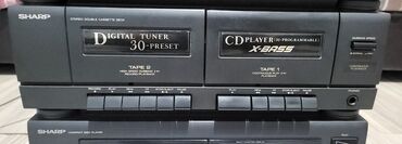 Динамики и колонки: Продам SHARP из 80г, без колонок нету, без пульта, стоял долго, сд — 3