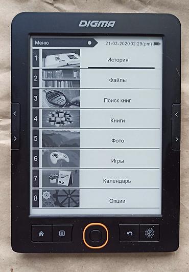 micro cd: Электронная книга, Digma, Б/у, 6" - 7", цвет - Черный — 5