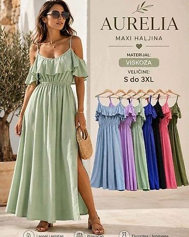 aksa: AURELIA maxi haljina 2 komada po ceni - Materijal: viskoza - Kroj — 1