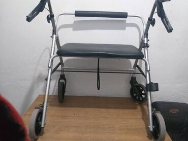 Hodalice, štake, štapovi za hodanje, kolica za hodanje: Nemacka XXXL invalidska hodalica-setalica, rolator sa 4 tocka, u — 3