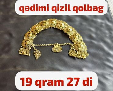 Bilərziklər: Bilərzik, Sarı qızıl, 583 Əyar, 19 g