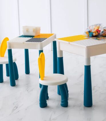 Игрушки: Набор стол и стул от LEGO, для дома и улицы 🧩 иᴦᴩоʙой нᴀбоᴩ дᴇᴛᴄᴋой