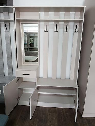 standing mirror: Прихожая модульная с зеркалом и сиденьем - Комплектация: открытая — 2