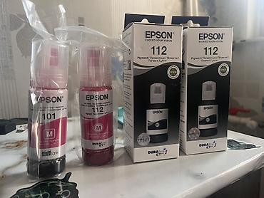 ev qizdirici: Məhsul: Epson orijinal mürəkkəb butulkaları - Modellər: Epson 101 — 2