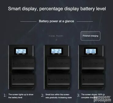 Punjači: Punjač Baterije Canon Dupli LP-E6 LPE6 LP-E6N - Novo 🔋⚡ Opis — 12
