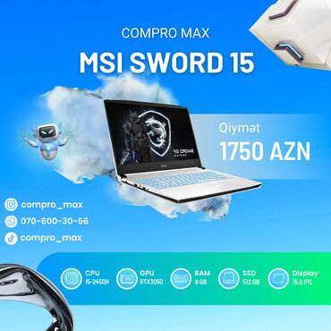 bakcell 15 manatliq paket: 8 GB, 15.6 "