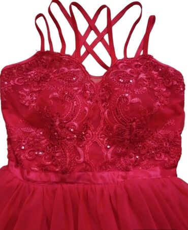 svečane duge haljine: Pretty Woman S (EU 36), color - Red, Evening, With the straps