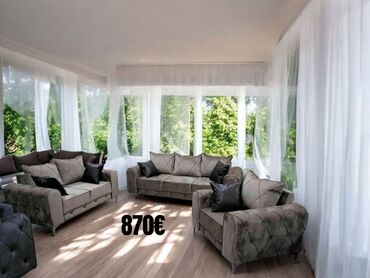 Sofe i kaučevi: Trosed–dvosjed–fotelja setovi za dnevnu sobu – više modela - Moderan — 5