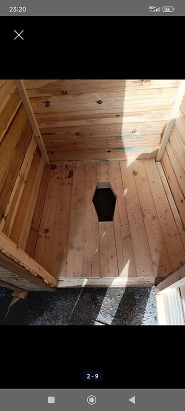 Уличный туалет: Туалетная кабинка, будка, Материал: Дерево — 8