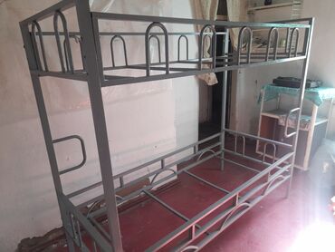 Кровати: Продаю двухярусные металлические кровати лёгкой конструкции, сборка и