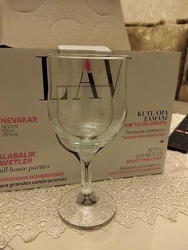 lav qablari: Qədəhlər, Şüşə, 6 ədədli dəst, Türkiyə — 4
