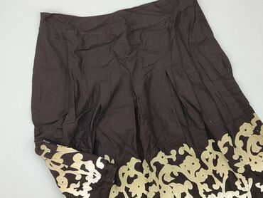 brązowa długie spódnice: Skirt, L (EU 40), condition - Very good