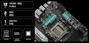 ddr 4 plata: Ana Platası MSI Ana Plata "B850 GAMING PLUS WIFI", Yeni — 6