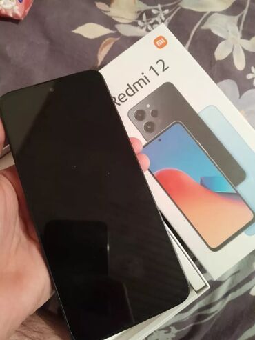 Xiaomi: Xiaomi 12, 256 GB, rəng - Qara, 
 Zəmanət, Sensor, Barmaq izi