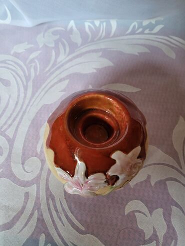 Ostali kućni dekor: Svecnjak nov rucni rad 80te. Svecnjak za okrugle i visoke svece — 4