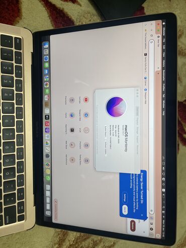 macbook air m2 16: Ноутбук, Apple, 8 ГБ ОЗУ, Apple M1, 13.3 ", Б/у, Для несложных задач