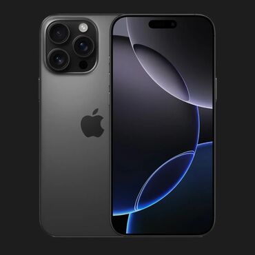 айфон икс эс цена бишкек: IPhone 16 Pro Max, Жаңы, 256 ГБ, Black Titanium, Заряддоочу түзүлүш, Куту, 100 %