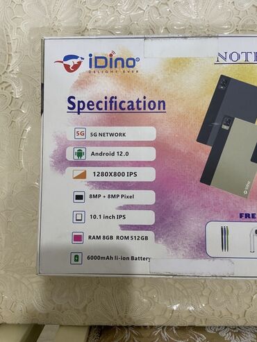 Digər planşetlər: IDino planşet + maqnitli qapaqlı futlyar Xüsusiyyətlər: - — 13